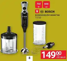 Selgros Blender ręczny BOSCH MSM67160 oferta