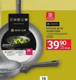 Selgros Patelnia 28 cm Silverstone Ambition oferta