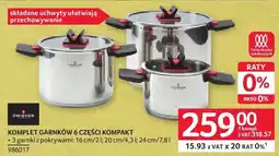 Selgros Komplet garnków 6 części Kompakt Zwieger oferta
