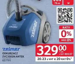 Selgros Odkurzacz ZELMER ZVC3502N ANTEK oferta