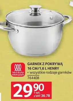 Selgros Garnek z pokrywą 16 cm/1,6 l Henry oferta