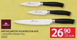 Selgros Nóż do jarzyn 10 cm Deco Black oferta