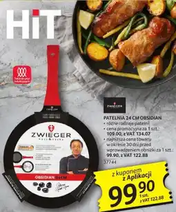 Selgros Patelnia 24 cm Obsidian Zwieger oferta