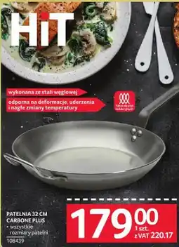 Selgros Patelnia 32 cm Carbone Plus Gerlach oferta