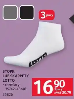 Selgros Stopki lub skarpety Lotto oferta