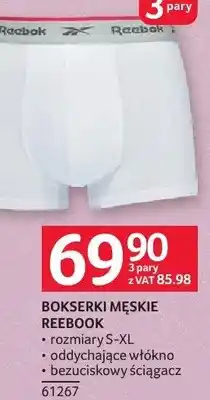 Selgros Bokserki męskie Reebok oferta