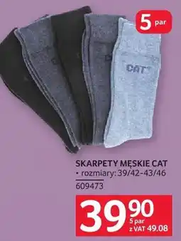 Selgros Skarpety męskie Cat oferta