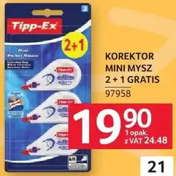 Selgros Korektor Tipp-Ex w płynie 2+1 gratis oferta
