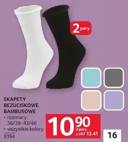 Selgros Skarpety bezuciskowe bambusowe oferta