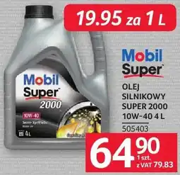 Selgros Olej silnikowy MOBIL OLEJ SILNIKOWY SUPER 2000 10W-40 oferta