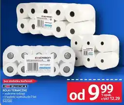 Selgros Rolki papier toaletowy Emerson termiczne oferta