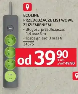 Selgros Przedłużacze liistwowe z uziemieniem oferta