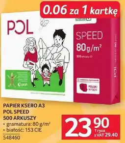 Selgros Papier ksero Pol Speed A3 500 arkuszy oferta