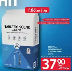 Selgros Tabletki solne Qemetica Aqua Pro oferta