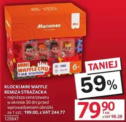Selgros Klocki Mini Waffle Remiza Strażacka oferta