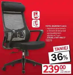 Selgros Fotel biurowy Luca oferta