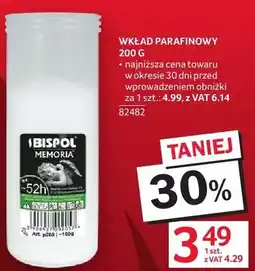 Selgros Wkład parafinowy oferta