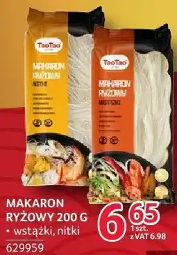 Selgros Makaron ryżowy TaoTao wstążki, nitki oferta
