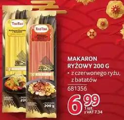 Selgros Makaron ryżowy TaoTao z czerwonego ryżu, z batatów oferta