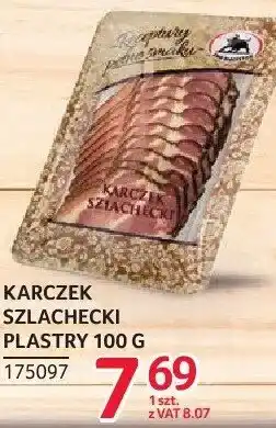 Selgros Karczek szlachecki plastry oferta
