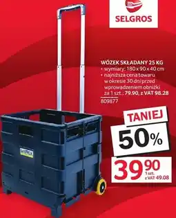 Selgros Wózek składany oferta