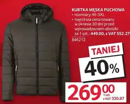 Selgros Kurtka męska puchowa rozmiary M-5XL oferta
