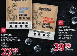 Selgros Krewetki białe, surowe bez głowy 31-40 Super Fish oferta