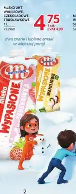 Selgros Mleko UHT Waniliowe Czekoladowe Truskawkowe Mlekovita oferta