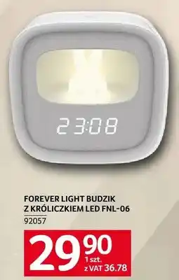 Selgros Forever Light budzik z króliczkiem mikrofil-06 oferta