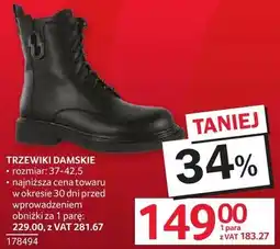 Selgros Trzewiki damskie oferta