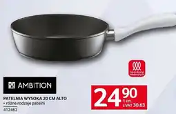 Selgros Patelnia wysoka 20 cm alto oferta