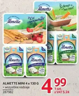 Selgros Almette Mini 4 x 130g wszystkie rodzaje oferta