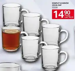 Selgros KOMPLET 6 KUBKÓW 250 ML EMP oferta