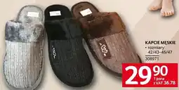 Selgros Kapcie męskie rozmiary 42/43-46/47 oferta