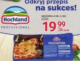 Selgros Mozzarella Hochland ok oferta