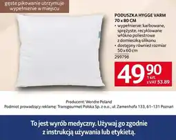 Selgros Poduszka HYGGE VARM 70 x 80 CM oferta