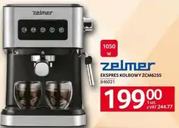 Selgros Ekspres kolbowy ZELMER ZCM6255 1050 W oferta