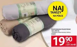 Selgros Prześcieradło poliestrowe 160x200 cm oferta