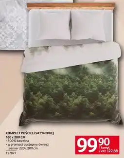 Selgros Komplet pościeli satynowej 160x200 cm oferta