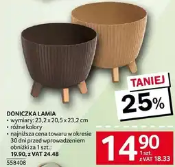 Selgros Doniczka Lamia 20,5 x 23,2 cm 558408 oferta