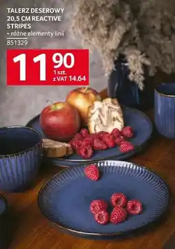 Selgros TALERZYK DESEROWY 20,5 CM REACTIVE STRIPES oferta