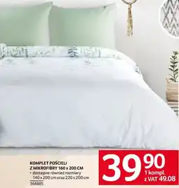 Selgros Komplet pościeli z mikrofibry 160x200 cm Eurofirany oferta