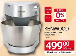 Selgros Robot planetarny KENWOOD KHC29.A0SI 1000 W oferta
