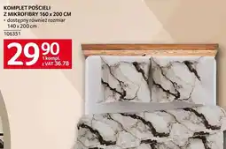 Selgros Komplet pościeli z mikrofibry 160x200 cm oferta
