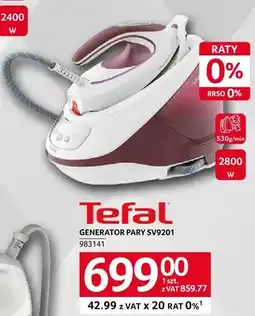 Selgros Generator pary TEFAL SV9201 oferta