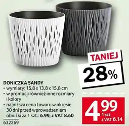 Selgros Doniczka Sandy 15,1 x 13,8 x 15,8 cm 632269 oferta