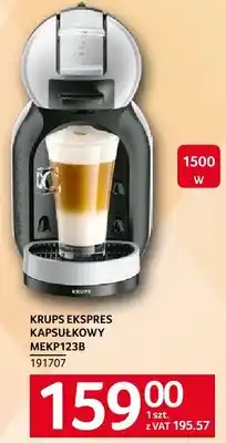 Selgros Ekspres kapsułkowy KRUPS MEKP123B 1500 W oferta