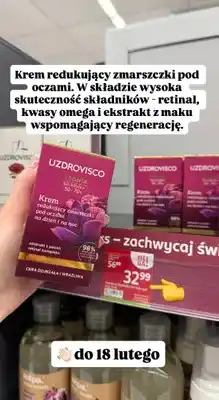 Rossmann Krem redukujący zmarszczki pod oczami Peonia bio klinika 50-70+ oferta