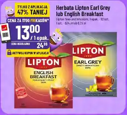 Polomarket Herbata Lipton Earl Grey lub English Breakfast oferta