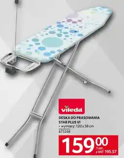 Selgros Deska do prasowania Star Plus VI Vileda 120 x 38 cm 673268 oferta